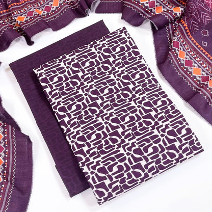 Regalia Digital Printed Khaddar 3PC