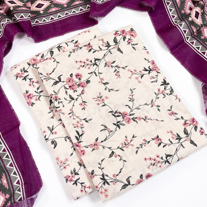 Regalia Digital Printed Khaddar 3PC