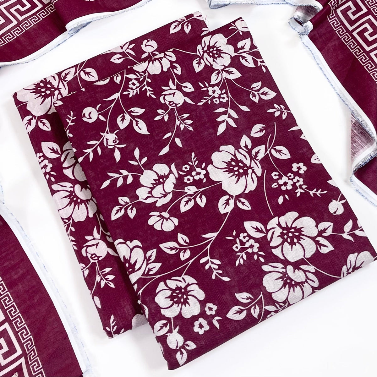 Regalia Digital Printed Khaddar 3PC