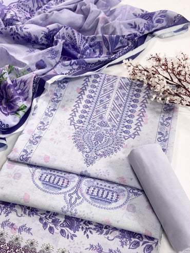 Mashaim Digital Printed Lawn 3PC