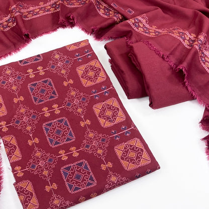 Bareeze Embroidered Karandi 3PC