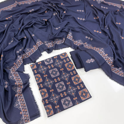 Bareeze Embroidered Karandi 3PC