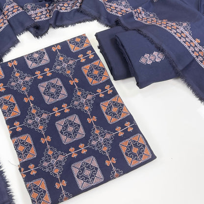Bareeze Embroidered Karandi 3PC