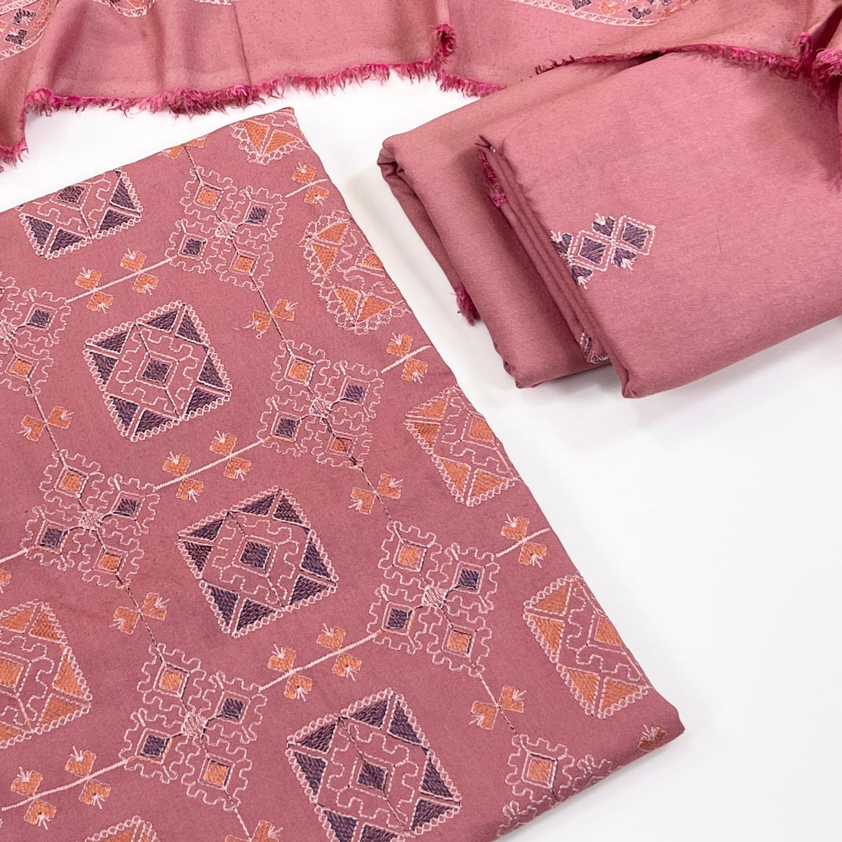 Bareeze Embroidered Karandi 3PC