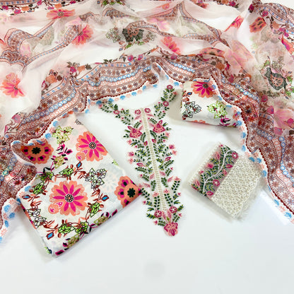 Bundle OF 10 | Asifa Nabeel | Shamoz Silk 3PC