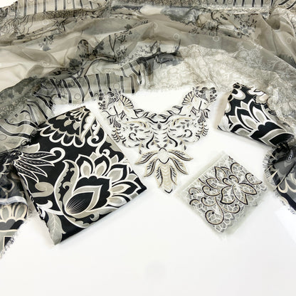 Bundle OF 10 | Asifa Nabeel | Shamoz Silk 3PC
