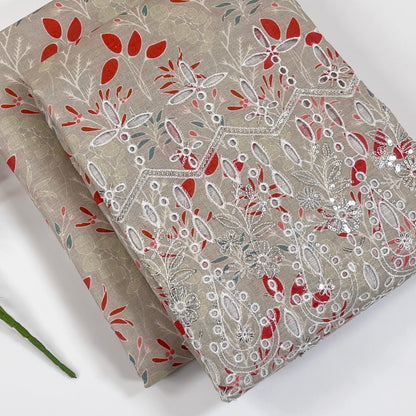 Bundle OF 10 | Mix Brand | Embroidered Khaddar 2PC