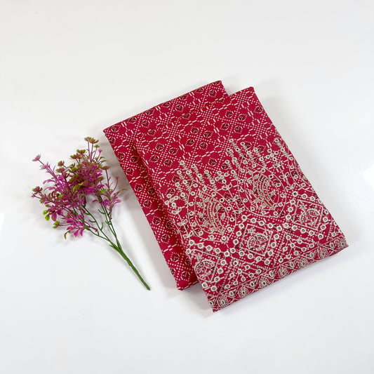 Bundle OF 10 | Mix Brand | Embroidered Khaddar 2PC