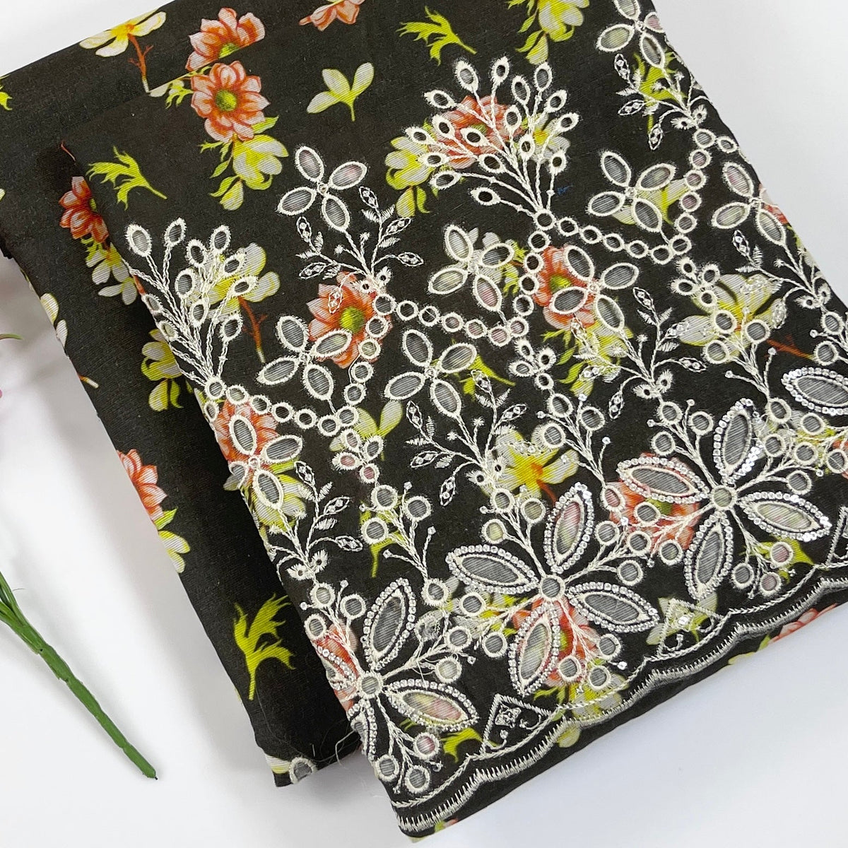 Bundle OF 10 | Mix Brand | Embroidered Khaddar 2PC