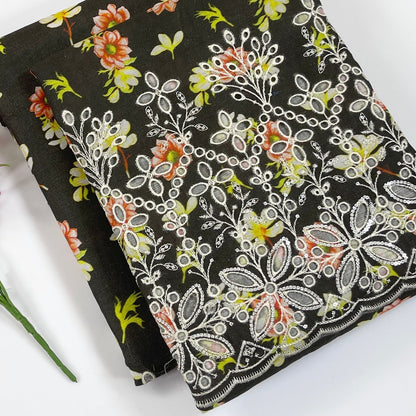Bundle OF 10 | Mix Brand | Embroidered Khaddar 2PC