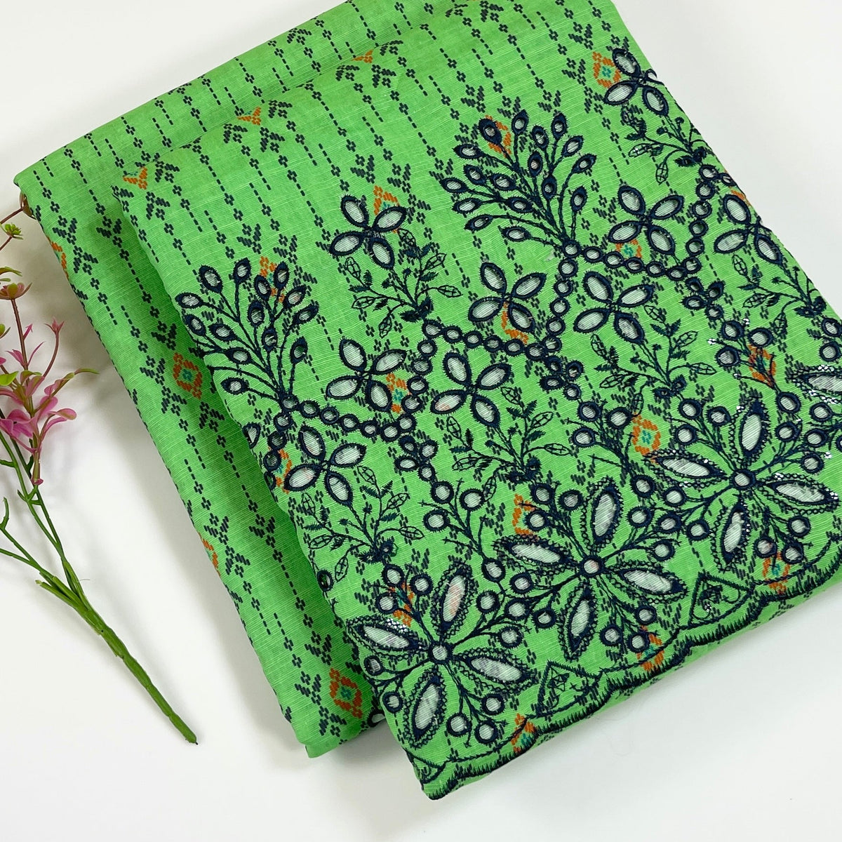 Bundle OF 10 | Mix Brand | Embroidered Khaddar 2PC