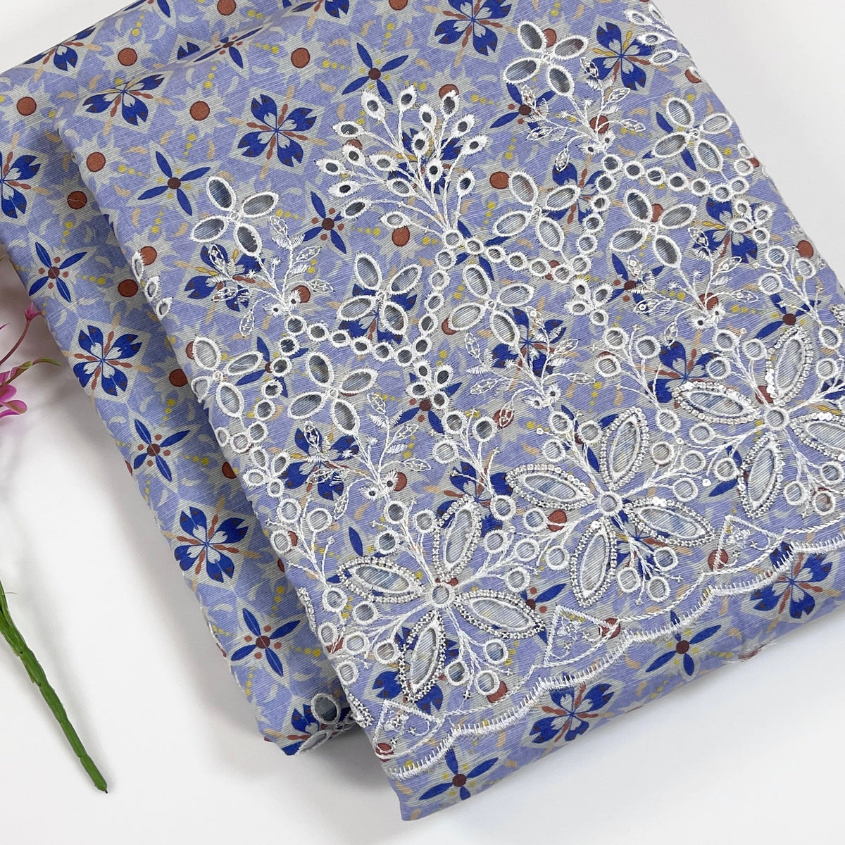 Bundle OF 10 | Mix Brand | Embroidered Khaddar 2PC