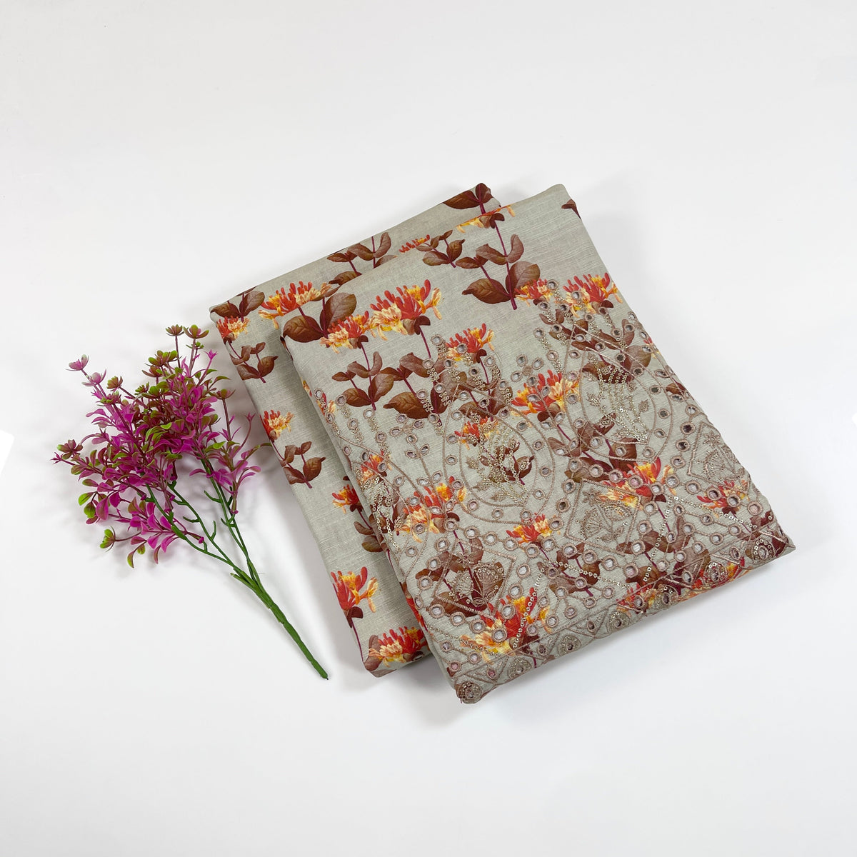Bundle OF 10 | Mix Brand | Embroidered Khaddar 2PC