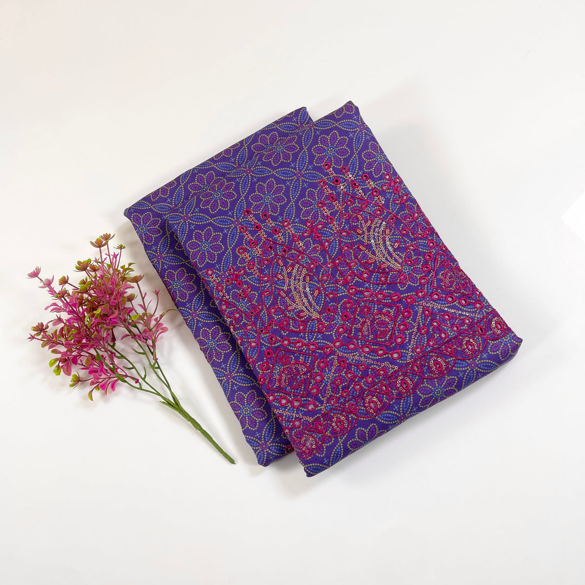 Bundle OF 10 | Mix Brand | Embroidered Khaddar 2PC
