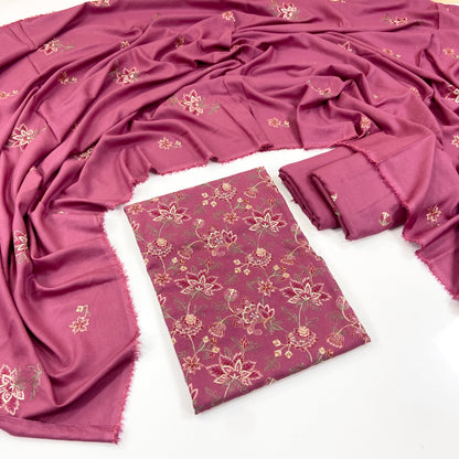 Bareeze Embroidered Karandi 3PC