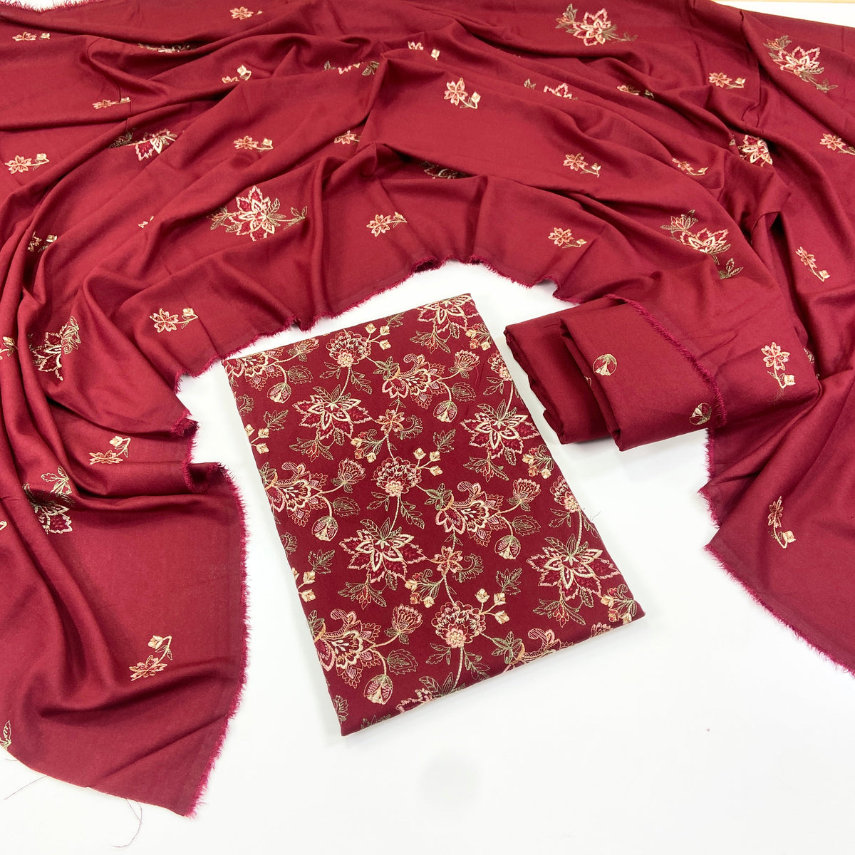 Bareeze Embroidered Karandi 3PC