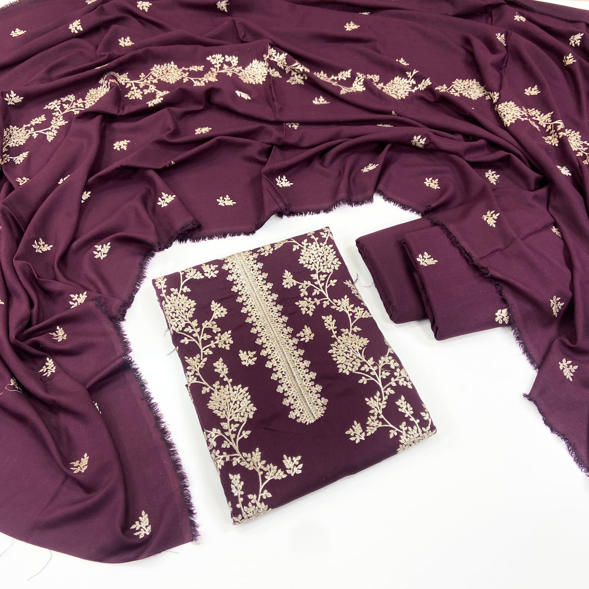 Bareeze Embroidered Karandi 3PC