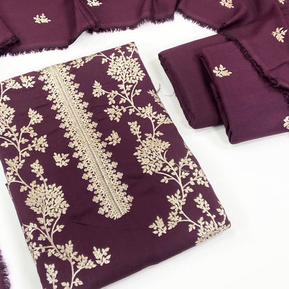 Bareeze Embroidered Karandi 3PC