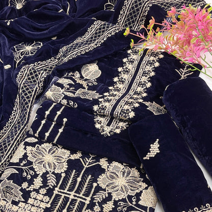 Bundle OF 08 | Sana Safinaz | Velvet 3PC (V-02)
