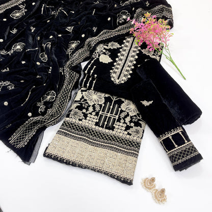 Bundle OF 08 | Sana Safinaz | Velvet 3PC (V-02)