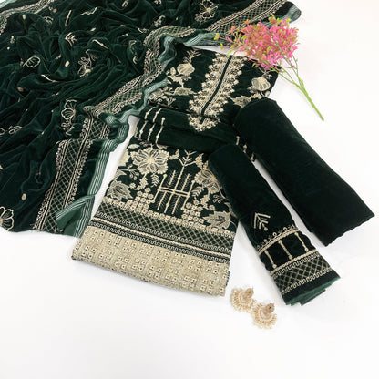 Bundle OF 08 | Sana Safinaz | Velvet 3PC (V-02)