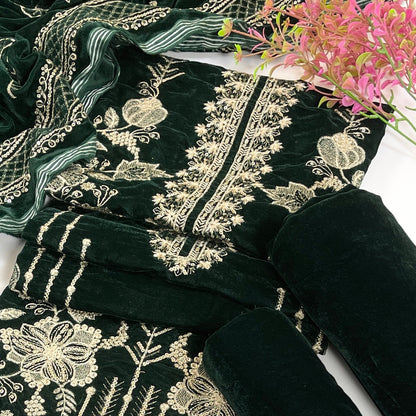 Bundle OF 08 | Sana Safinaz | Velvet 3PC (V-02)