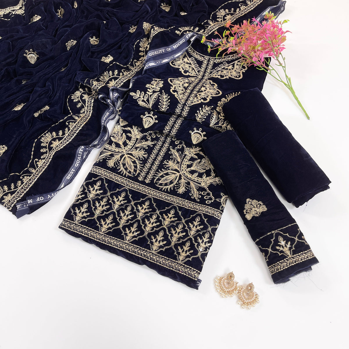Bundle OF 08 | Sana Safinaz | Velvet 3PC (V-01)