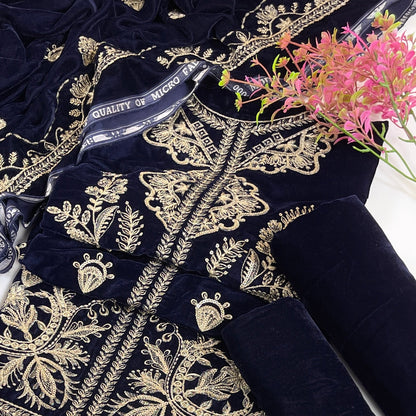 Bundle OF 08 | Sana Safinaz | Velvet 3PC (V-01)