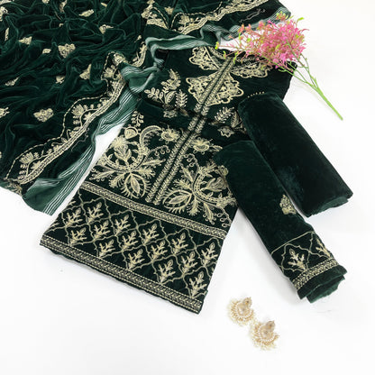 Bundle OF 08 | Sana Safinaz | Velvet 3PC (V-01)