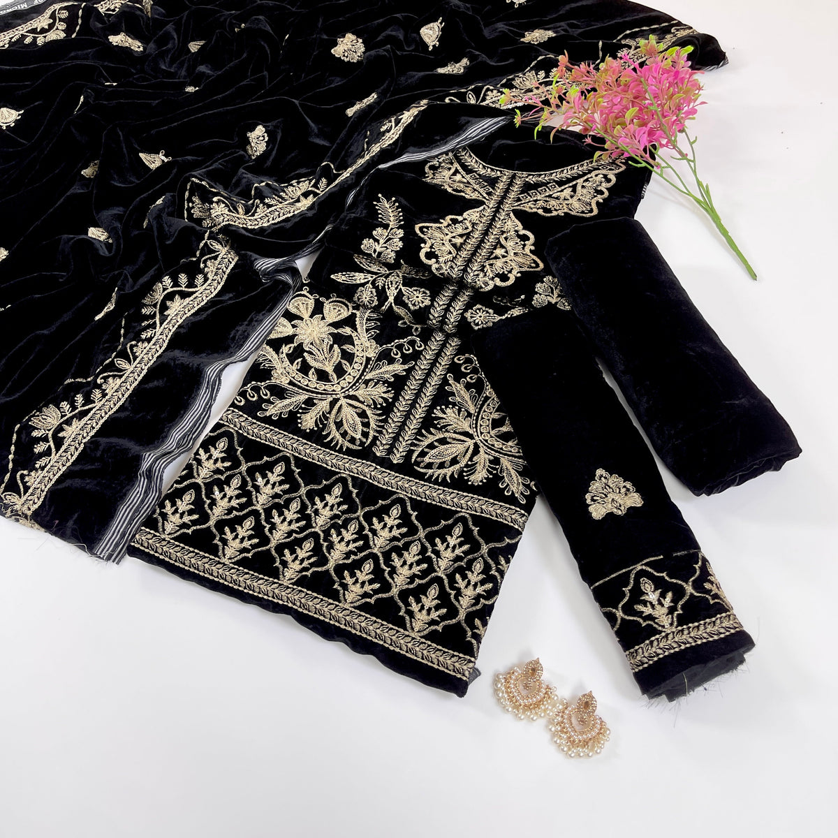 Bundle OF 08 | Sana Safinaz | Velvet 3PC (V-01)