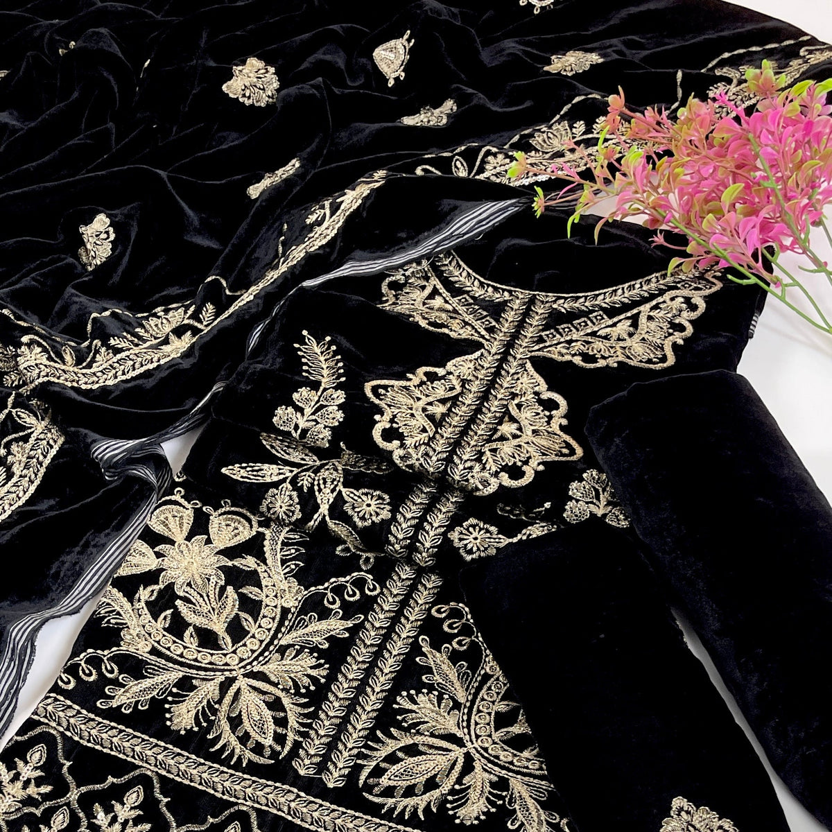 Bundle OF 08 | Sana Safinaz | Velvet 3PC (V-01)