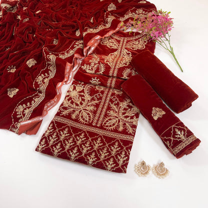 Bundle OF 08 | Sana Safinaz | Velvet 3PC (V-01)