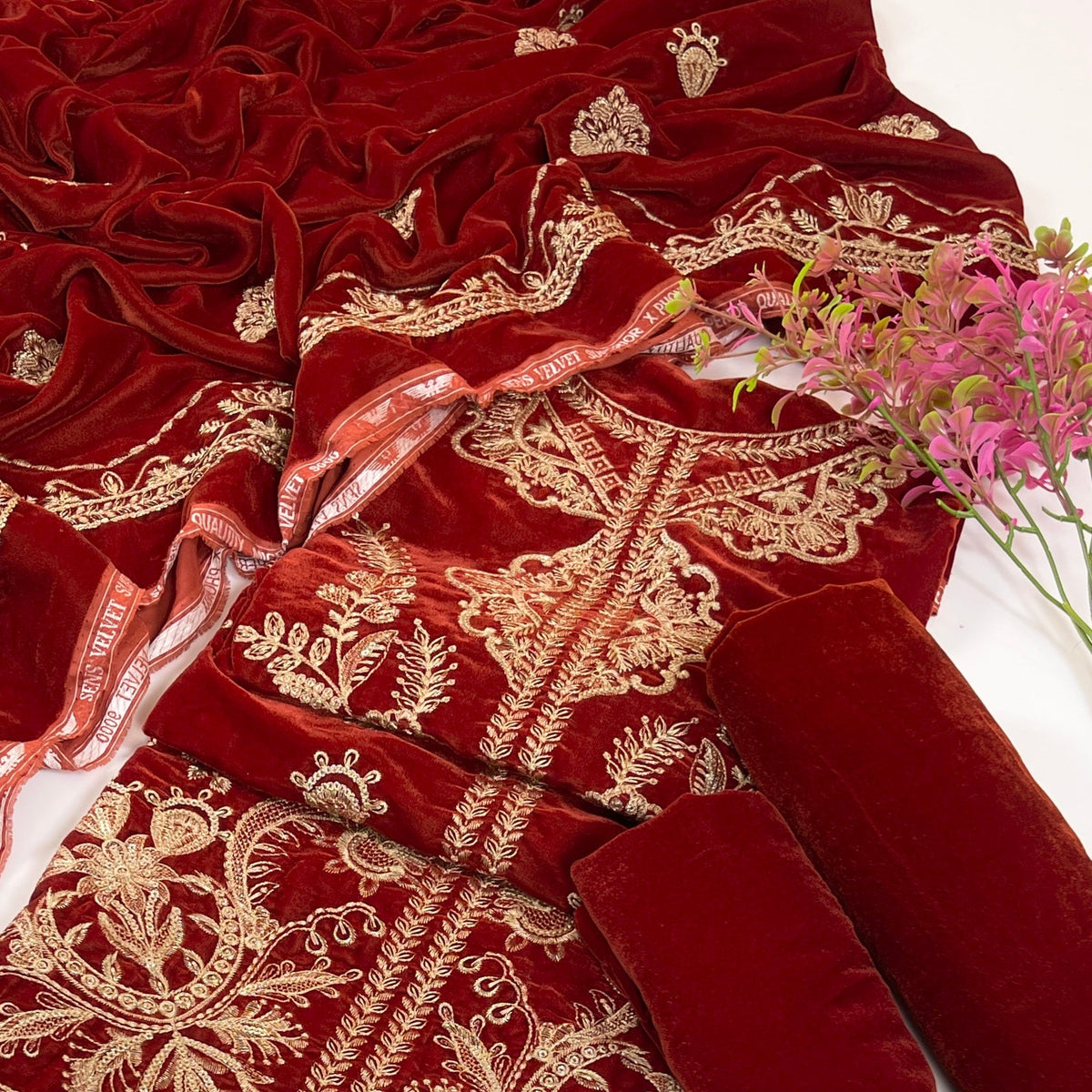 Bundle OF 08 | Sana Safinaz | Velvet 3PC (V-01)