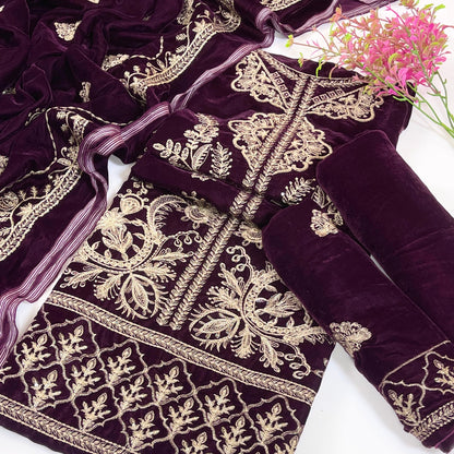 Bundle OF 08 | Sana Safinaz | Velvet 3PC (V-01)