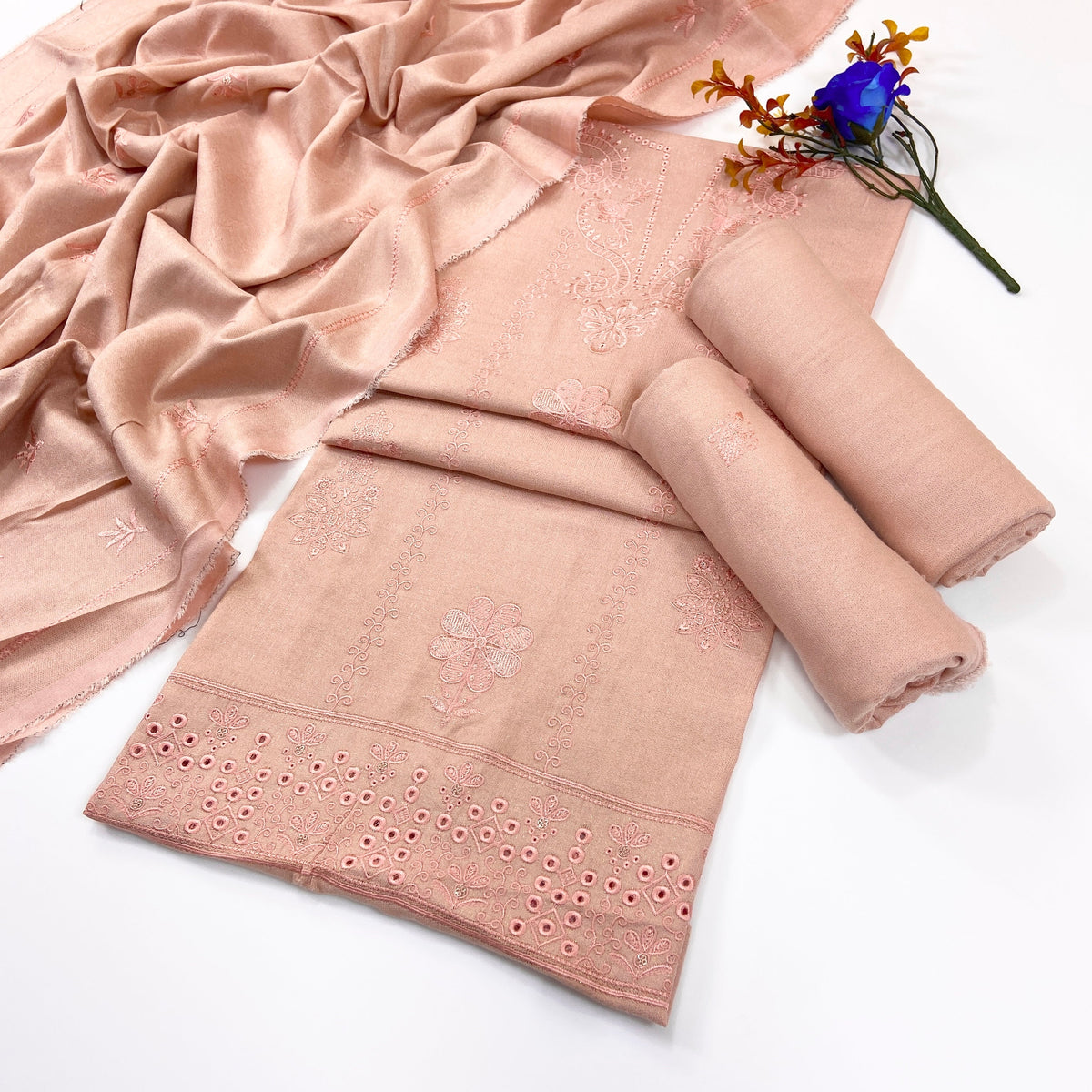 Bundle OF 08 | Chamki Light Colors | Wool Peach