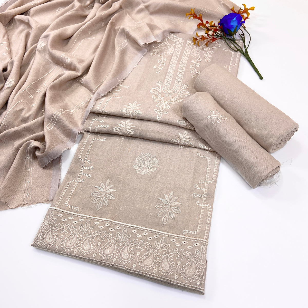 Bundle OF 08 | Chamki Light Colors | Wool Peach