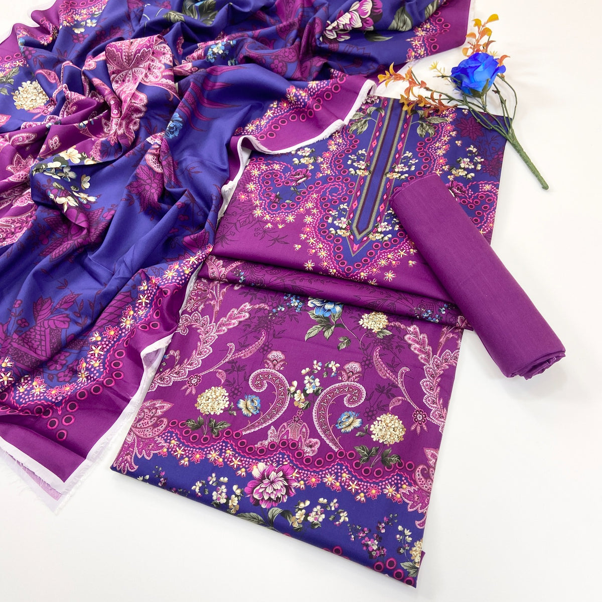 Bundle OF 10 | Raqs By Uneq | Viscose 3PC (V-2)