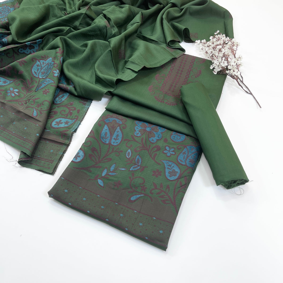 Bundle OF 06 | Sapphire | Jacquard Viscose 3PC