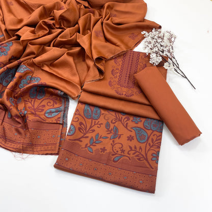 Bundle OF 06 | Sapphire | Jacquard Viscose 3PC