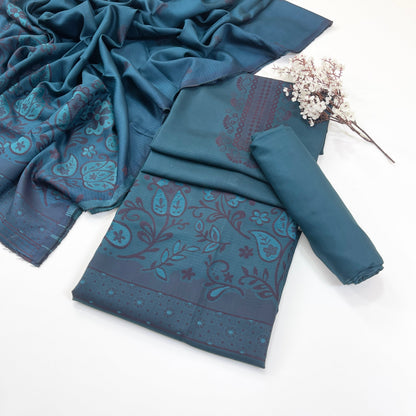 Bundle OF 06 | Sapphire | Jacquard Viscose 3PC