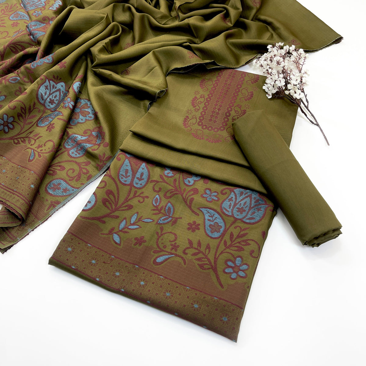Bundle OF 06 | Sapphire | Jacquard Viscose 3PC